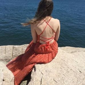 UO Urban Outfitters Sparks Fly Tiered Midi